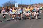 Senior womens Northern 6 Stage Road Relay, 2025 Northern 12 and 6 Stage Road Relays and Junior 5k, Redcar. Photo: David T. Hewitson/Sports for All Pics